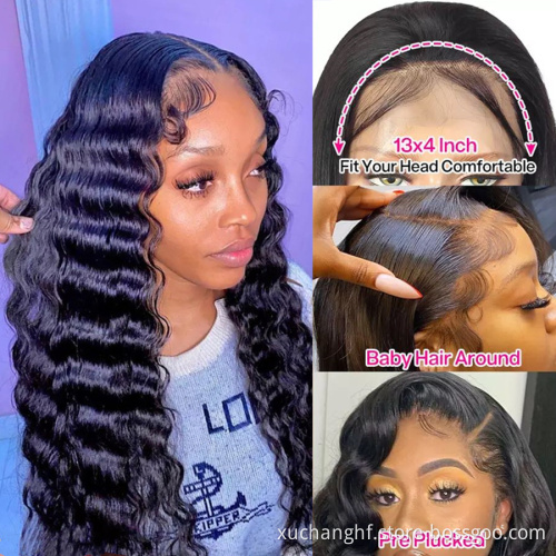 150% 180% Density HD Full lace Human Hair Wig,Glueless Full HD Lace wig,Natural Virgin Human Hair Lace Front Wig for Black Women